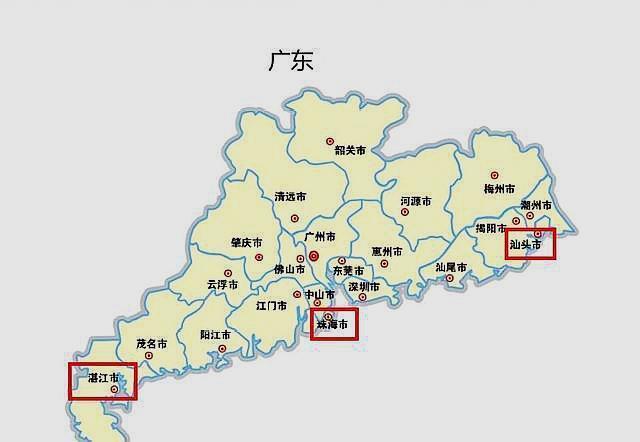 广东省最新确立的三座副中心城市，仅次于广州、深圳